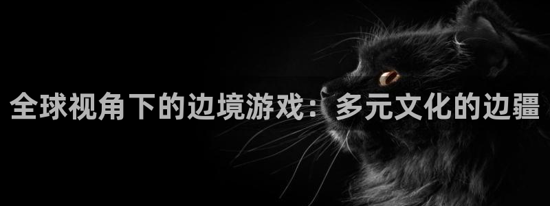 南宫官网入口：全球视角下的边境游戏：多元文化的边疆